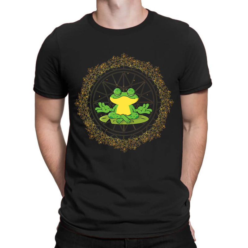 Frog Meditation Frog Men Yoga Yoga Lovers Yoga T-shirt | Artistshot