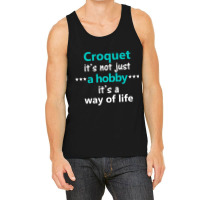 Funny Croquet Game Hobby Sport Picnic Backyard Par Tank Top | Artistshot