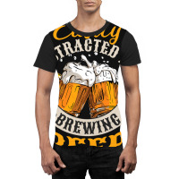 Easily Distracted By Brewing Beer Graphic T-shirt | Artistshot