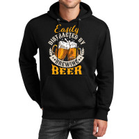 Easily Distracted By Brewing Beer Unisex Hoodie | Artistshot