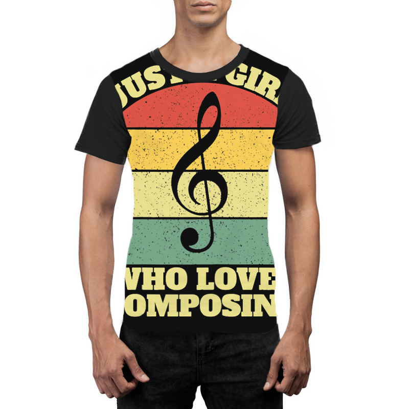 Womens Just A Girl Who Loves Composing Graphic T-shirt | Artistshot