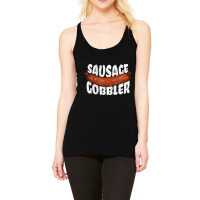 Funny Sausage Gobbler Bbq Grill Love Food Meat Racerback Tank | Artistshot