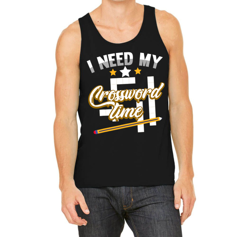 Funny Crosswords Puzzles I Need My Crossword Time  Tank Top by AyderStoner | Artistshot