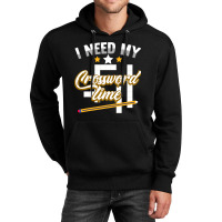 Funny Crosswords Puzzles I Need My Crossword Time  Unisex Hoodie | Artistshot