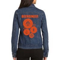 Funny Home Brewing Art Men Women Craft Beer Homebr Ladies Denim Jacket | Artistshot