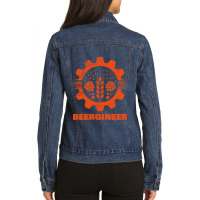 Funny Home Brewing Art Men Women Craft Beer Homebr Ladies Denim Jacket | Artistshot