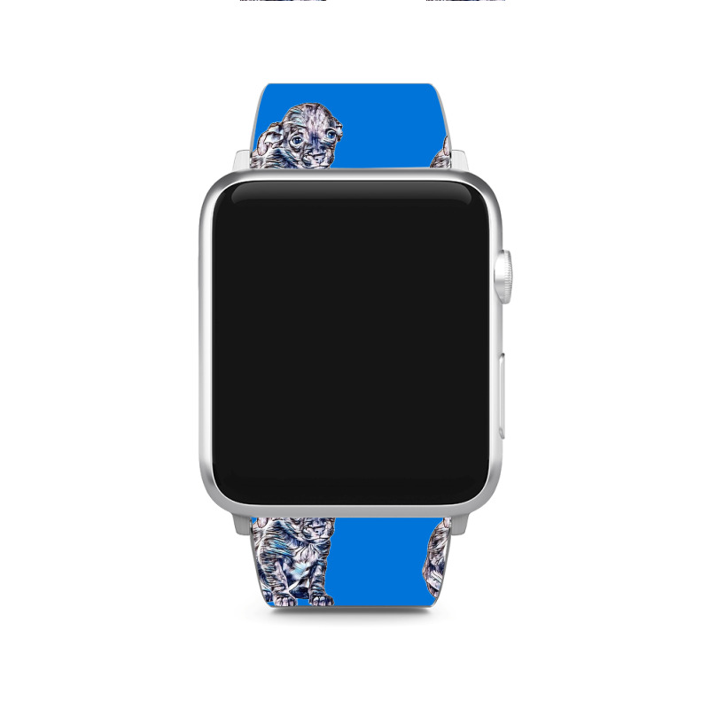 Adorable Little Mixed Breed P Apple Watch Band | Artistshot