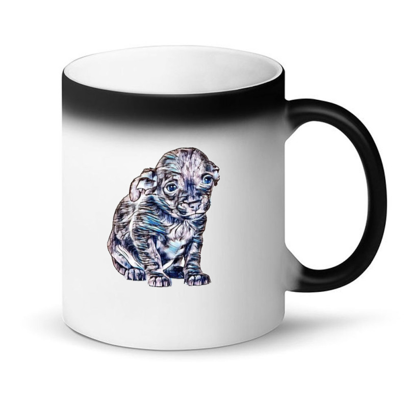 Adorable Little Mixed Breed P Magic Mug | Artistshot