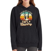 Fueled By Coffee And S Country Funny Vintage Sunse Vintage Hoodie | Artistshot