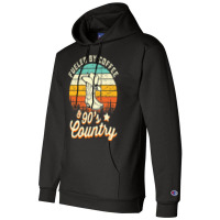 Fueled By Coffee And S Country Funny Vintage Sunse Champion Hoodie | Artistshot