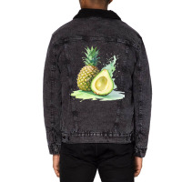 Delicious And Refreshing Flavor Combination Unisex Sherpa-lined Denim Jacket | Artistshot