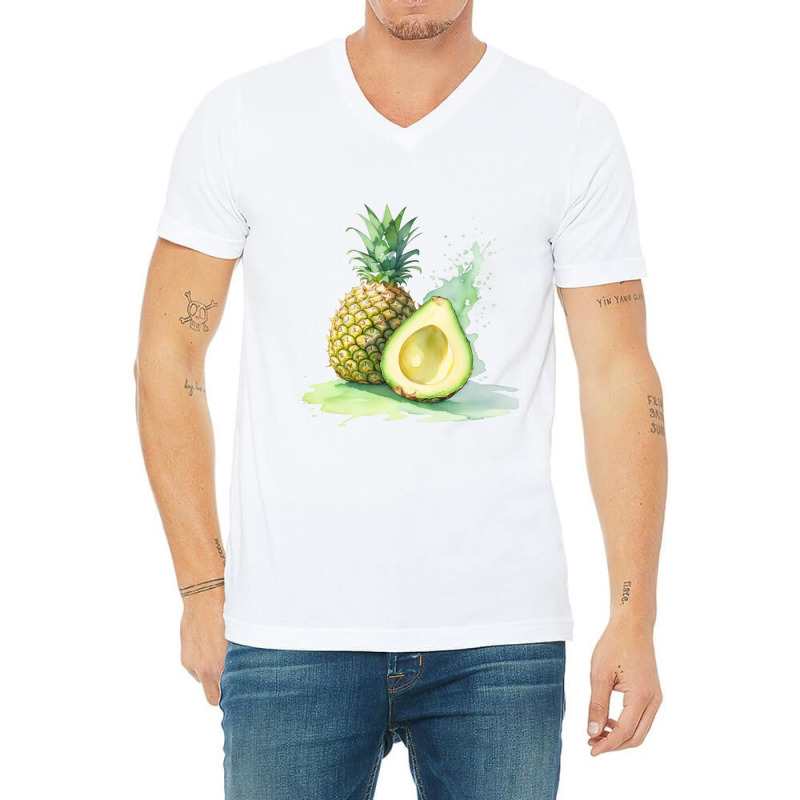 Delicious And Refreshing Flavor Combination V-Neck Tee by baygonOL | Artistshot