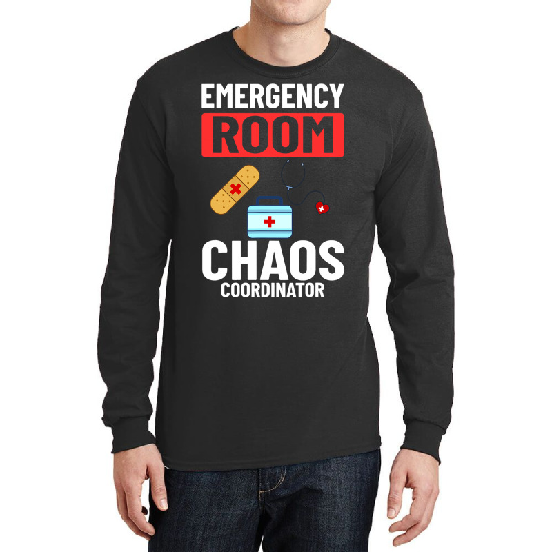 Emergency Room Technician Er Nurse Hospital Depart Long Sleeve Shirts | Artistshot