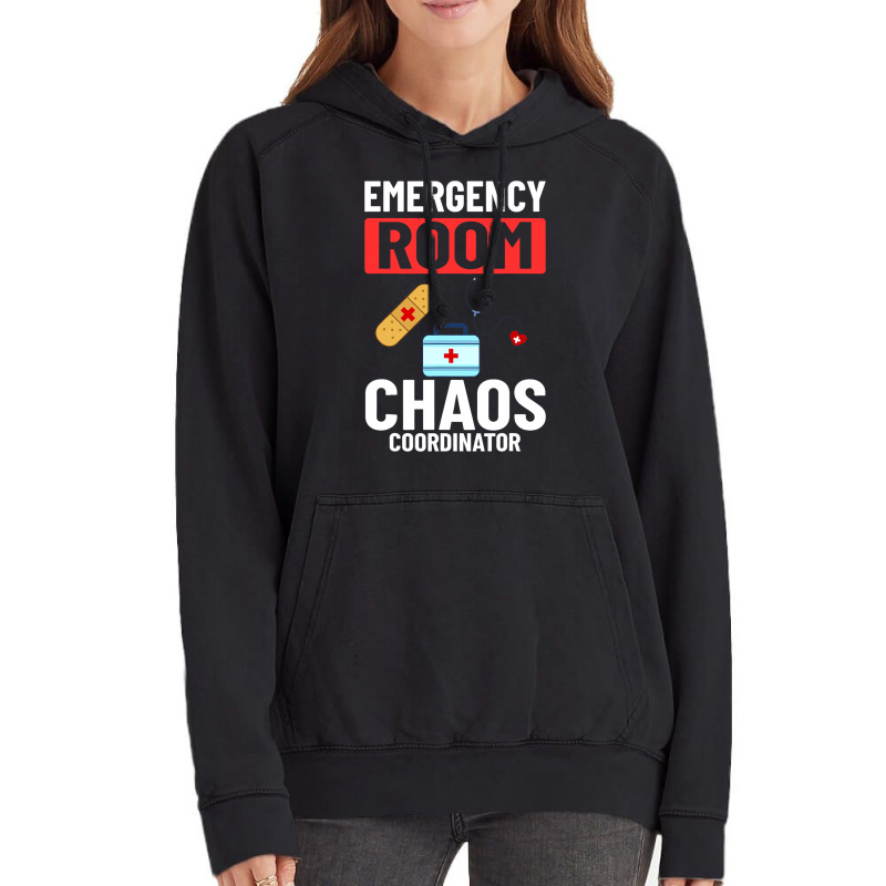 Emergency Room Technician Er Nurse Hospital Depart Vintage Hoodie | Artistshot