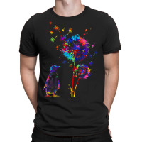 Funny Penguin Dandelion Flower Penguin Lover Water T-shirt | Artistshot