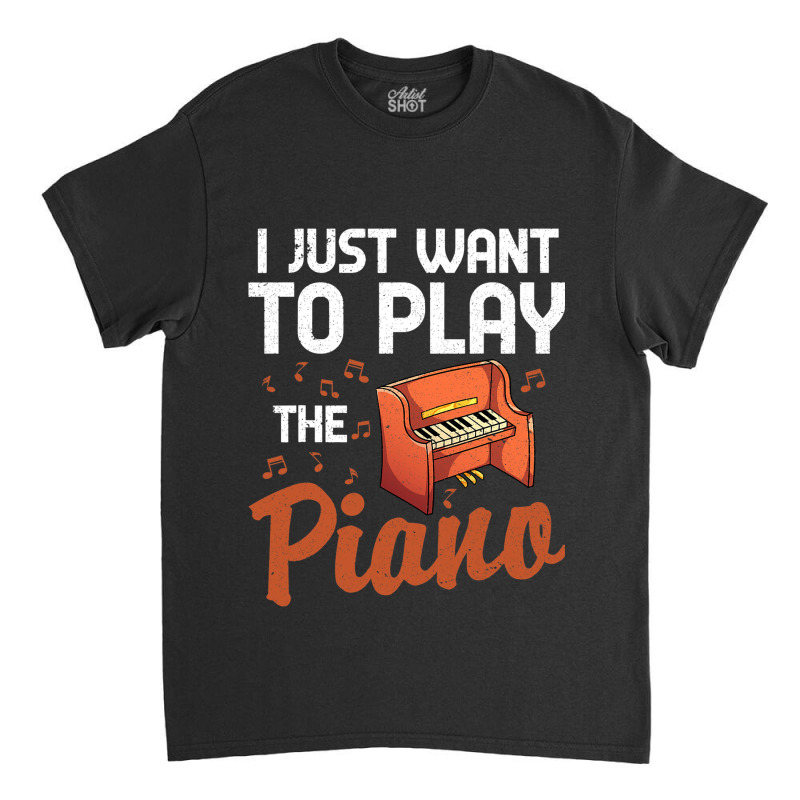 Funny Piano Player Classical Music Pianist Music N Classic T-shirt | Artistshot