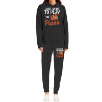 Funny Piano Player Classical Music Pianist Music N Hoodie & Jogger Set | Artistshot