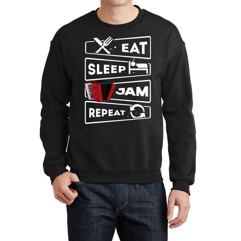 Funny Accordionist Gift I Love To Play The Accordi Crewneck Sweatshirt | Artistshot