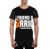 Womens Girlfriend Of A Warrior Leukemia Cancer Awa Graphic T-shirt | Artistshot