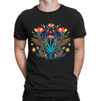 Floral Bird Otomi Mexican Embroidery Style Mexican T-shirt | Artistshot