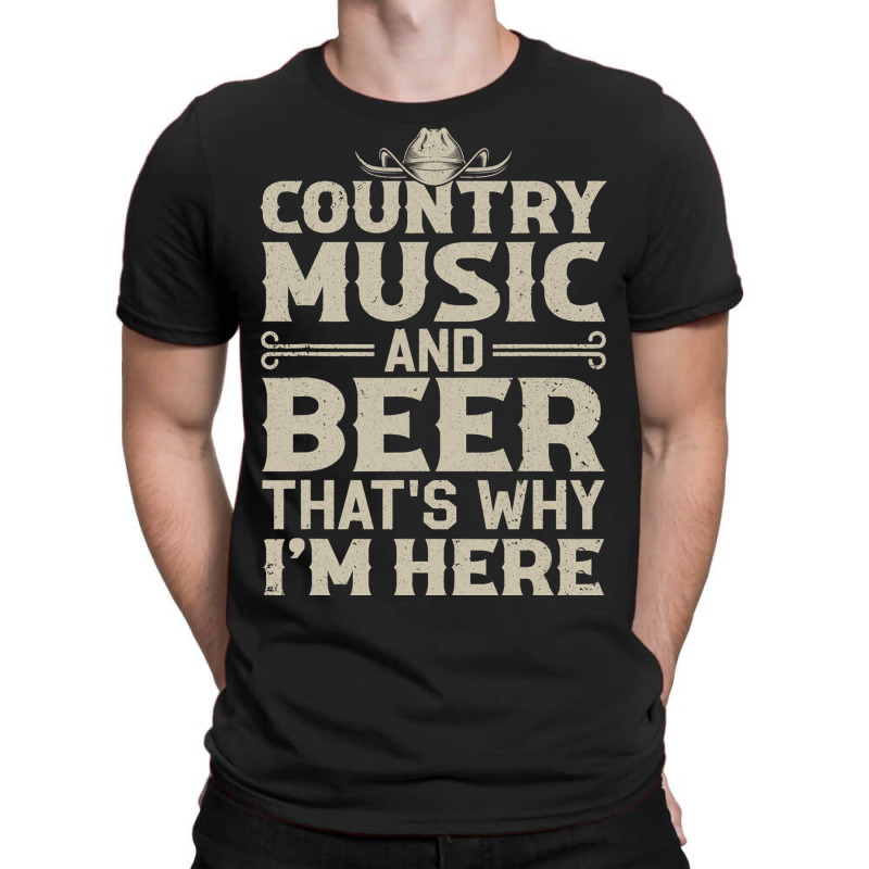 Funny Country Music Design For Men Women Country M T-shirt | Artistshot