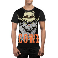 Meowdy Funny Country Music Cat Cowboy Hat Vintage Graphic T-shirt | Artistshot