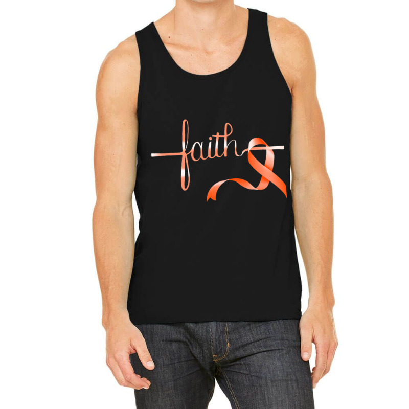 Faith In In Fight Kidney Cancer Gift Kidney Cancer Tank Top | Artistshot