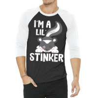 Stinker 2skunk Lover Zookeeper Animal Lover Zoolog 3/4 Sleeve Shirt | Artistshot