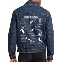 Skunks Of The World 2skunk Lover Zookeeper Zoologi Men Denim Jacket | Artistshot