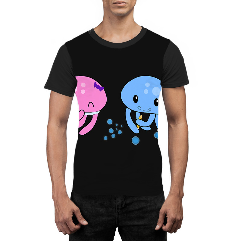 Silly Chibi Jellyfish Kids Graphic T-shirt | Artistshot