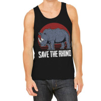 Save The Rhino 54 Tank Top | Artistshot