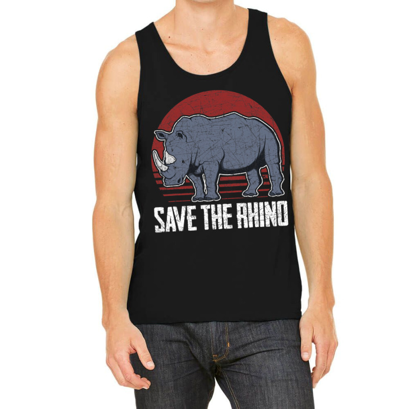 Save The Rhino 54 Tank Top | Artistshot