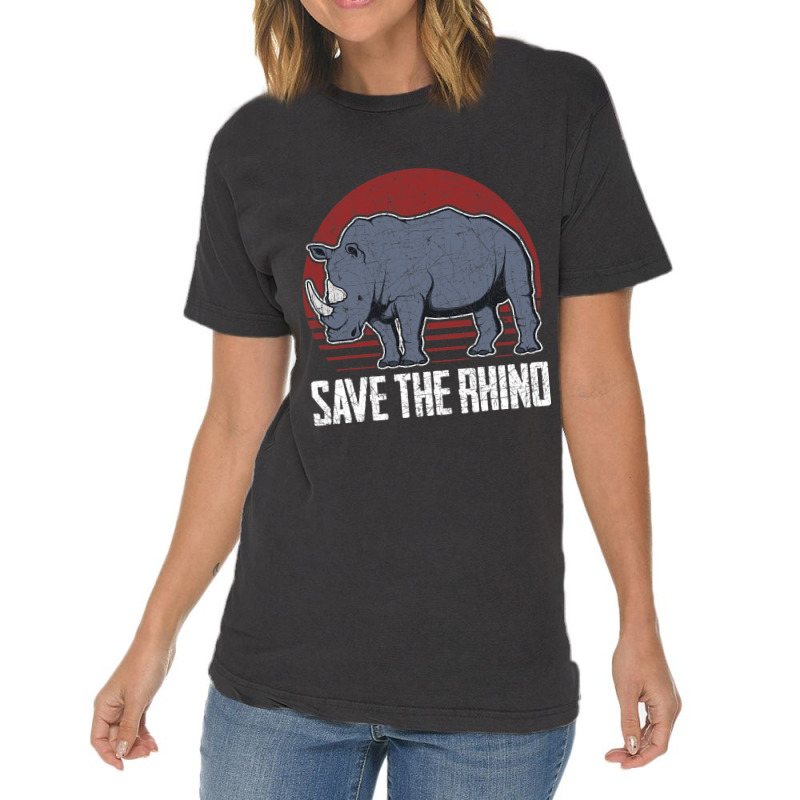 Save The Rhino 54 Vintage T-shirt | Artistshot