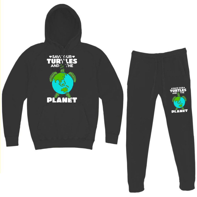 Sea Turtle Earth Day I Save Our Turtles And The Pl Hoodie & Jogger set by ClementePare | Artistshot