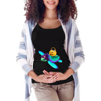 Sea Turtle Halloween Costume Funny Witch Hat Pumpk Maternity Scoop Neck T-shirt | Artistshot