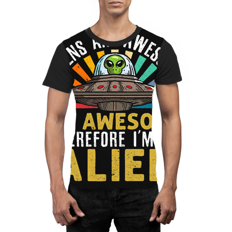 Space Abduction Vintage Ufo Alien Retro Graphic T-shirt | Artistshot