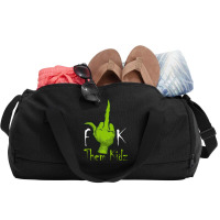 Middle Finger Them Kids Duffel Bag | Artistshot