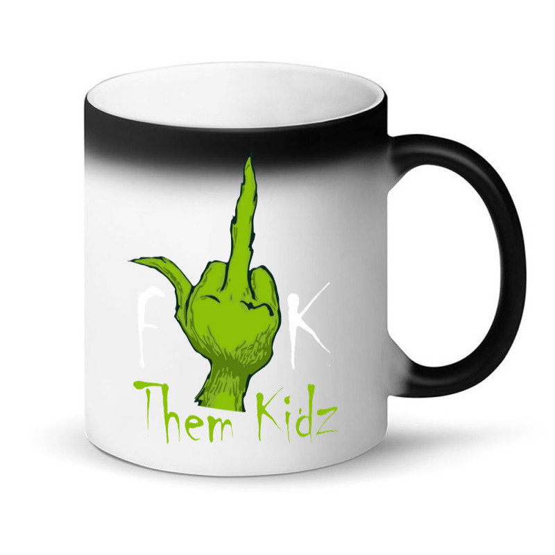 Middle Finger Them Kids Magic Mug | Artistshot