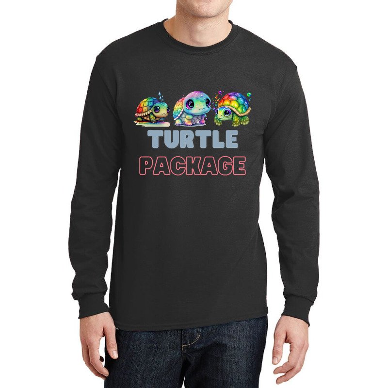 Sea Turtle Lover Kids Turtle Package Long Sleeve Shirts by ClevelandParmenter | Artistshot