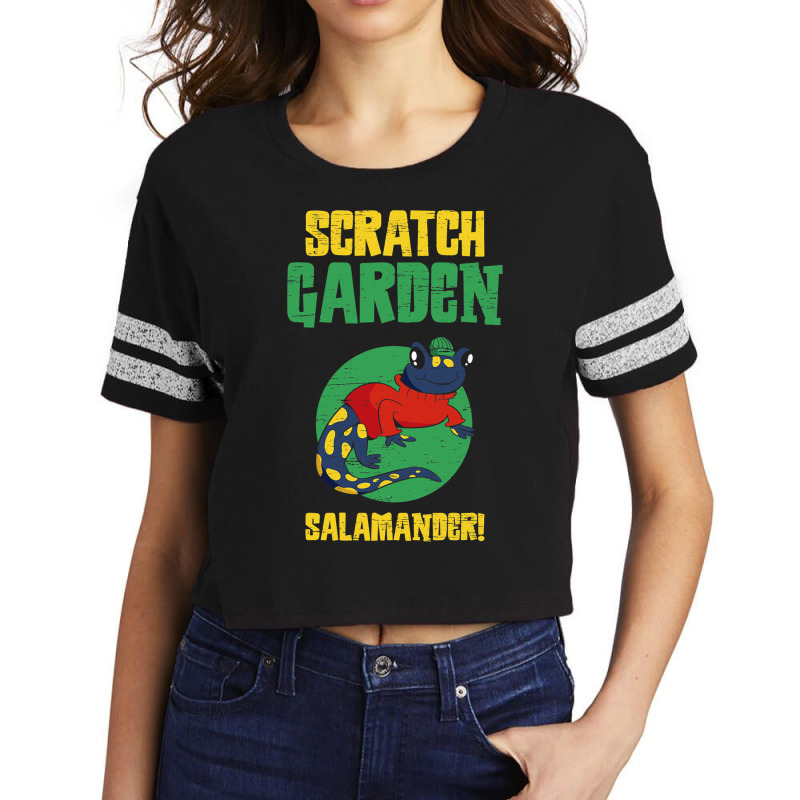 Salamander Scratch Garden Exotic Pet Amphibian Lov Scorecard Crop Tee by DilynnRinker | Artistshot