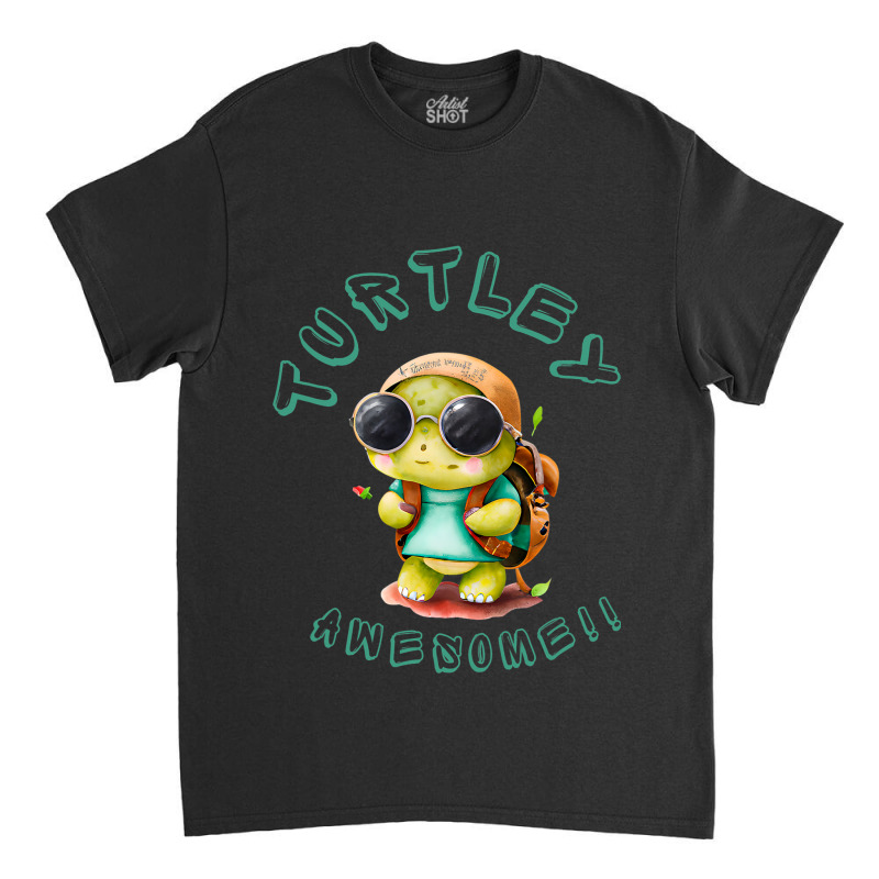 Sea Turtle Lover Kids Turtley Awesome Classic T-shirt by DilynnRinker | Artistshot