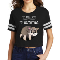 Skunk Cute Slacker Animal To Do List Scorecard Crop Tee | Artistshot