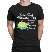 Sleeping Frog Toad When Hibernation Start 100 Part T-shirt | Artistshot