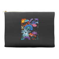 Flowers Illustration T  Shirt Sunshine Blossoms Accessory Pouches | Artistshot