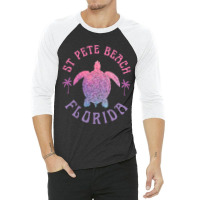 St Pete Beach Florida Sea Turtle Summer Vacation 3/4 Sleeve Shirt | Artistshot