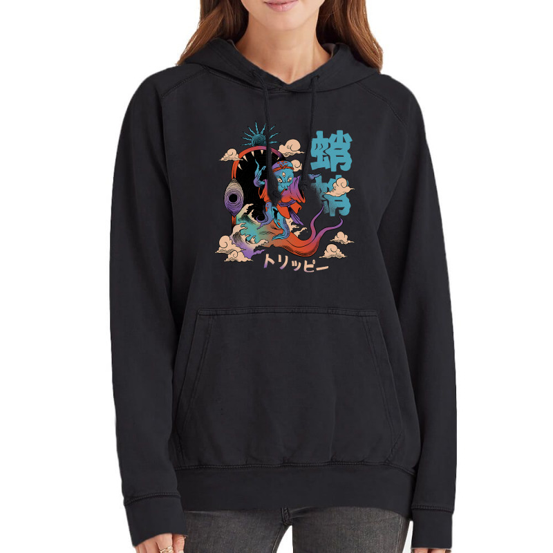 Samurai Octopus In Japanese Theme Vintage Hoodie | Artistshot