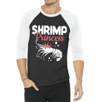 Shrimp Lover 2shrimp Recipe Crustacean Love Crab E 3/4 Sleeve Shirt | Artistshot