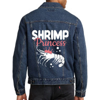 Shrimp Lover 2shrimp Recipe Crustacean Love Crab E Men Denim Jacket | Artistshot