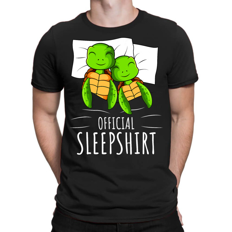 Sleeping Turtle Lover Official Sleepshirt T-shirt | Artistshot