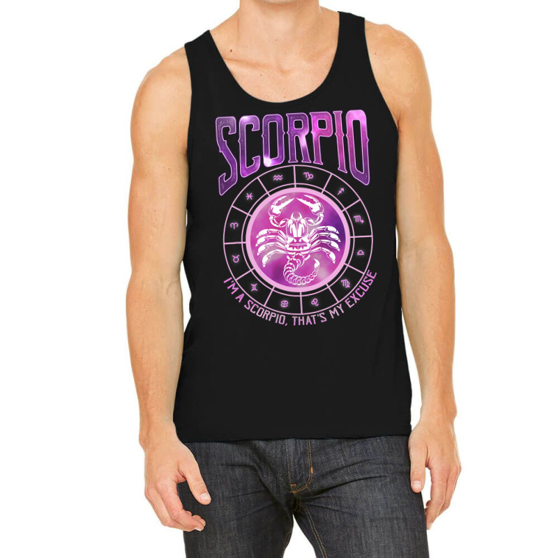 Scorpio Scorpion Zodiac Sign Funny Astrology Horos Tank Top | Artistshot